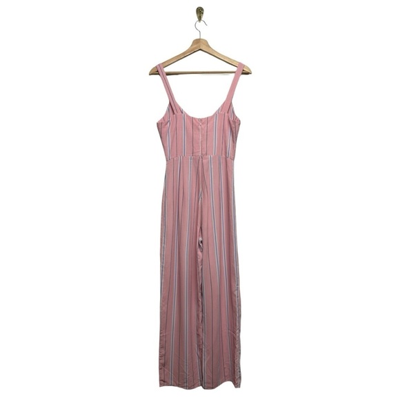 NWOT REVOLVE SUPERDOWN Kimbra Jumpsuit Pink Stripe S - Picture 10 of 11
